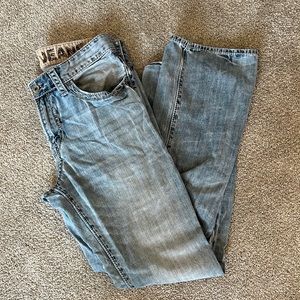 Express Men’s Classic Low Rise Boot Cut Kingston Jeans 33/34